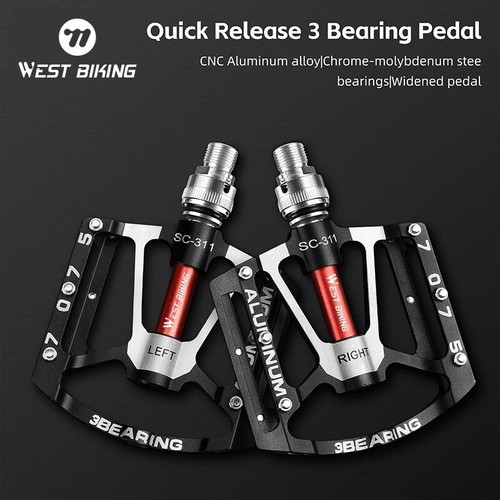 Quick release bicycle pedals - release, 3